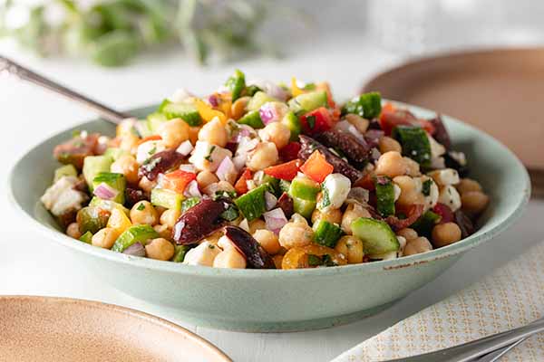 Chickpea Mediterranean Salad