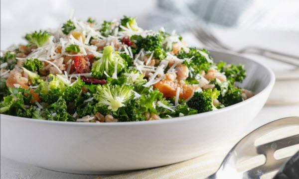 Farrout Broccoli Kale Salad