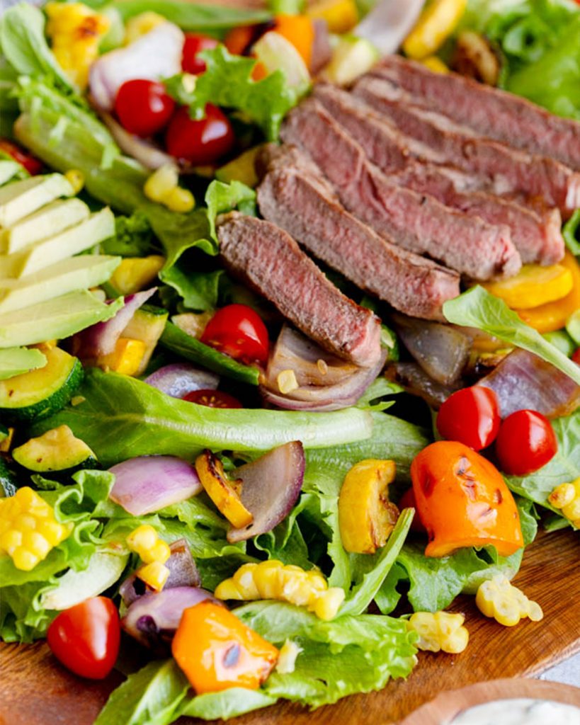 Grilled Steak & Vegetable Salad