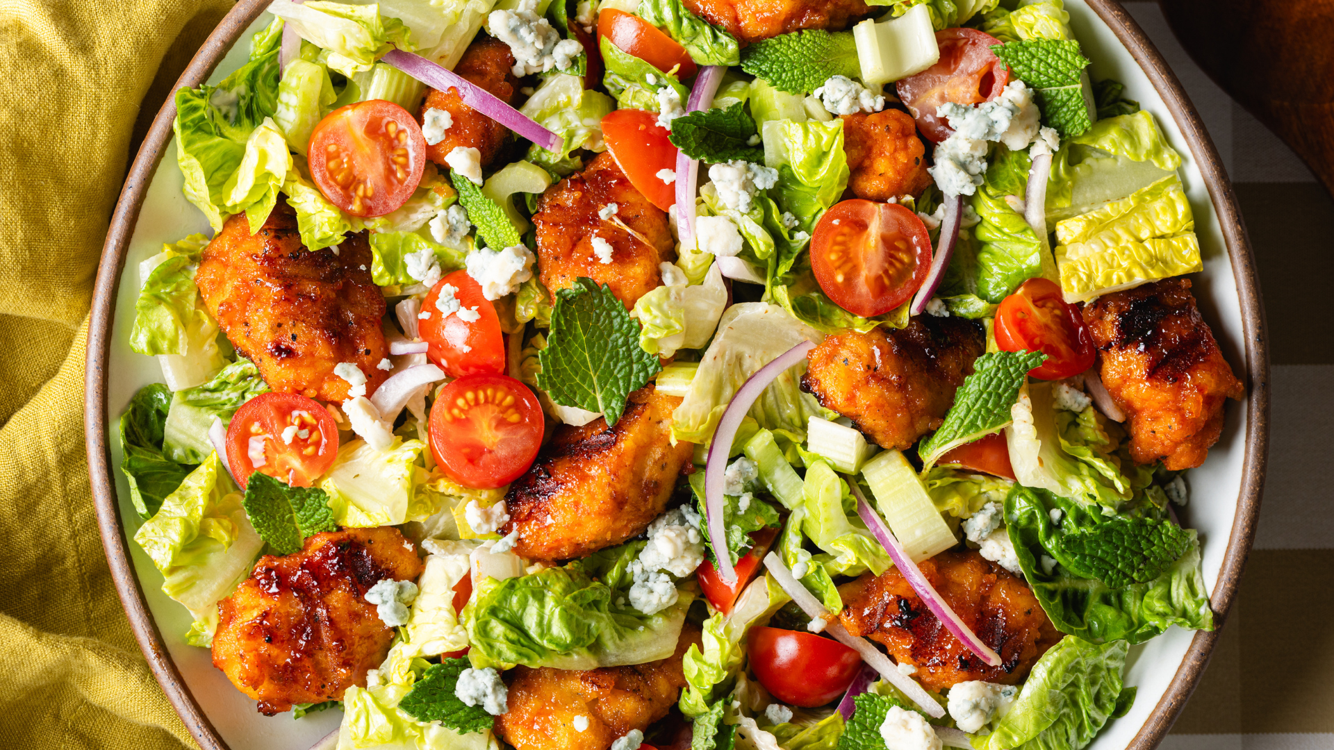 Recipe: Hot Honey Grilled Chicken Salad