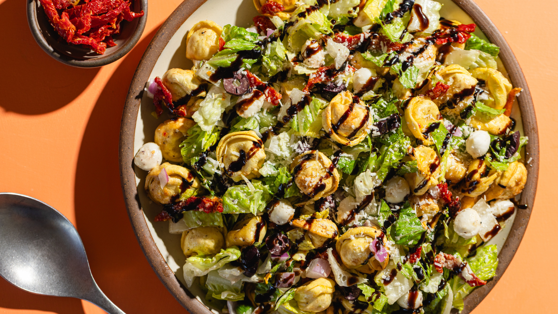 Recipe: Mediterranean Crispy Tortellini Salad