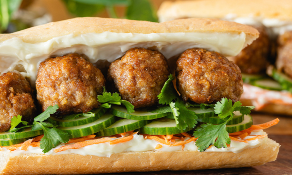 Meatball Banh Mi