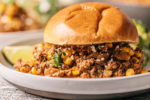 Tex Mex Sloppy Joes