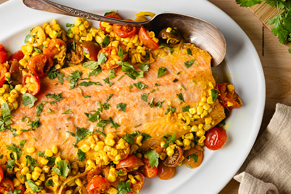 Recipe: Summer Sheet-Pan Salmon