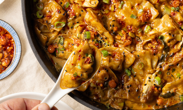 Recipe: One-Pot Thai Curry Dumpling Soup