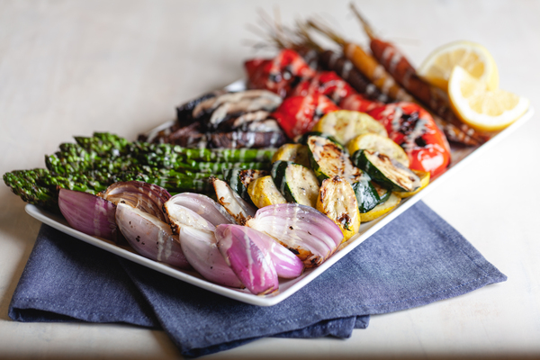 Grilled Rainbow Veggies