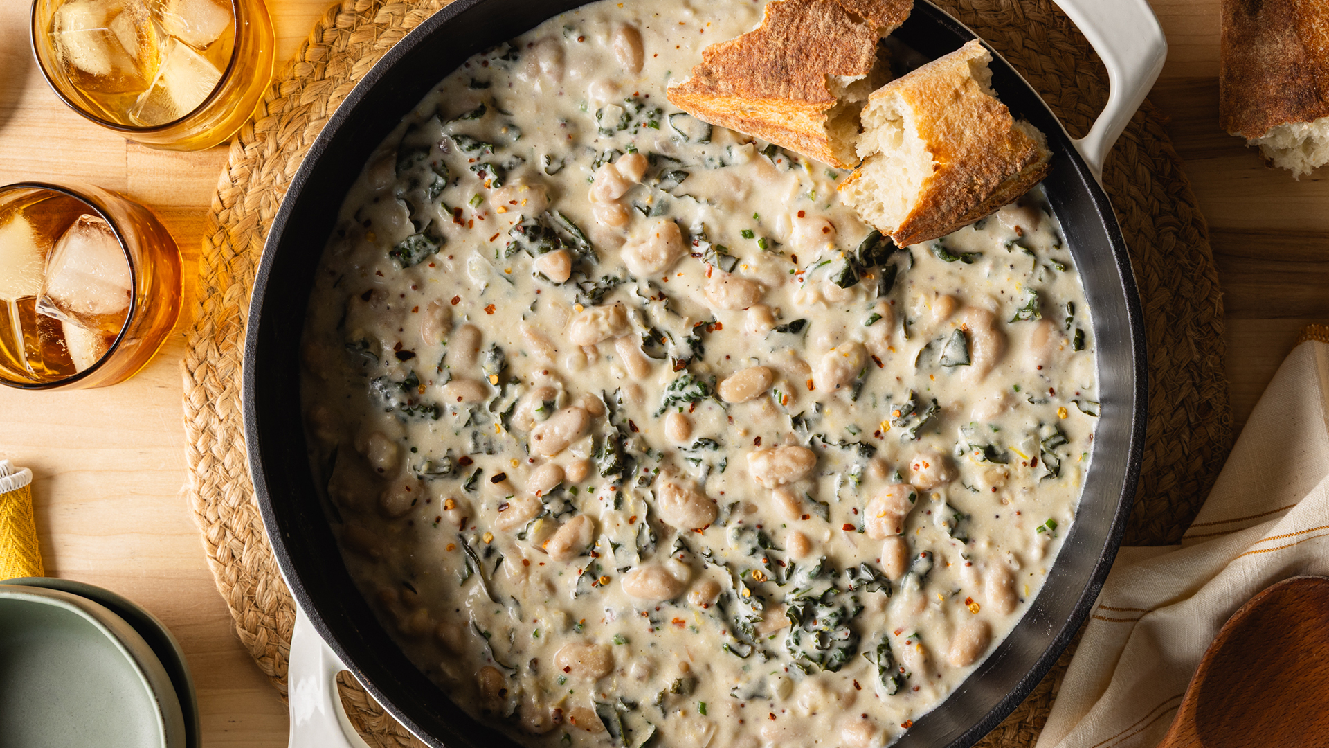 Recipe: Creamy Lemon Parmesan Beans