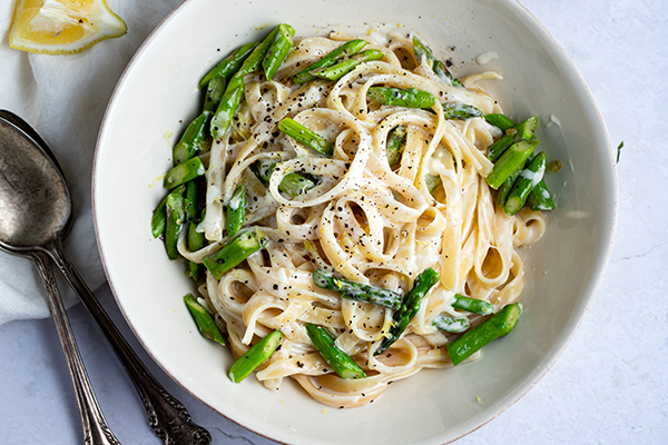 Recipe: Lemony Asparagus Pasta