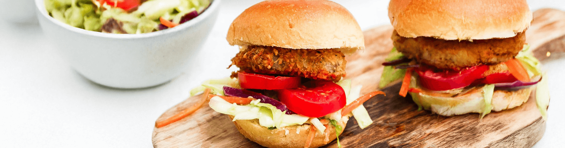 Crumbed Fish Sliders with Coleslaw