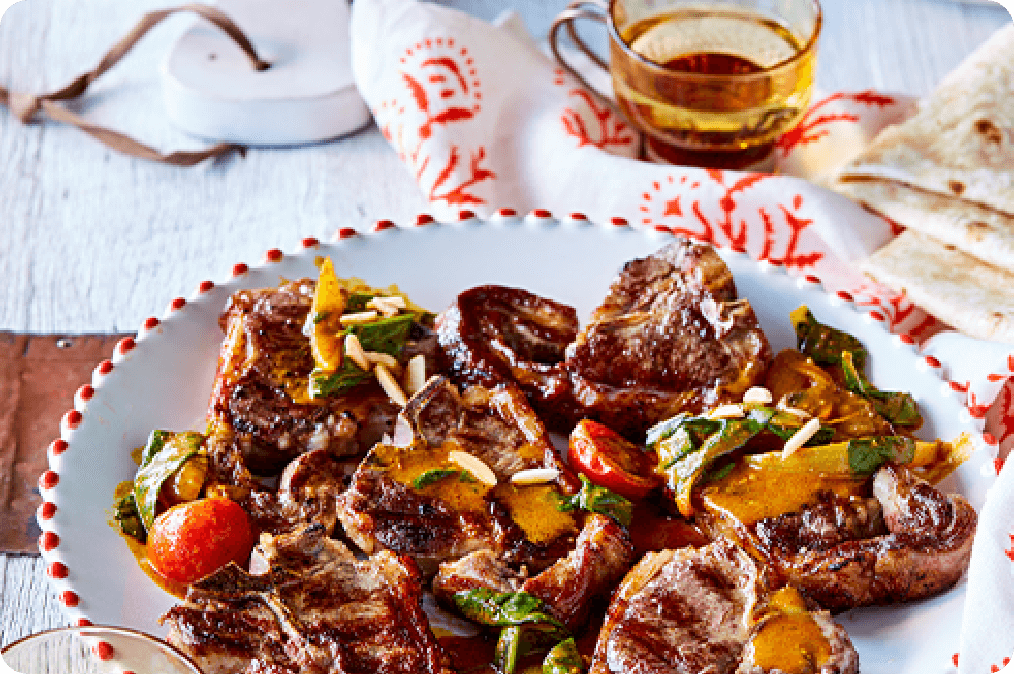 Tikka Masala Lamb Loin Chops