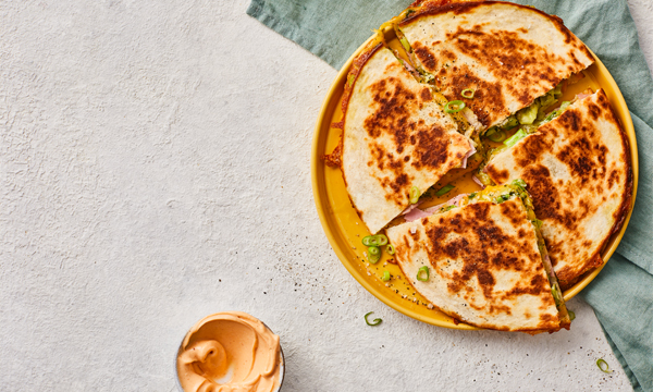 Air Fryer Rainbow Quesadillas