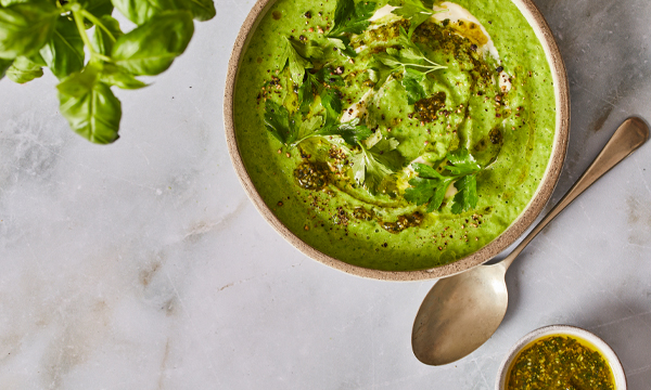 Zesty Yoghurt & Pistachio Pesto