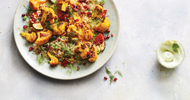 Rainbow Roasted Cauliflower Salad