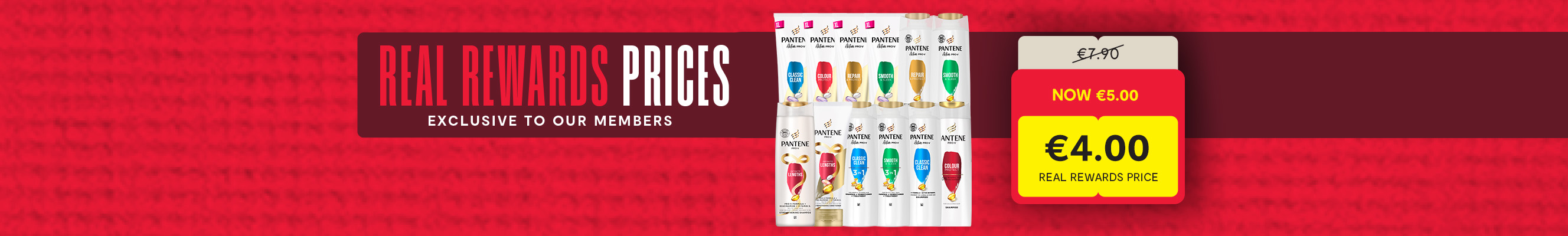 Pantene Shampoo & Conditioner Range