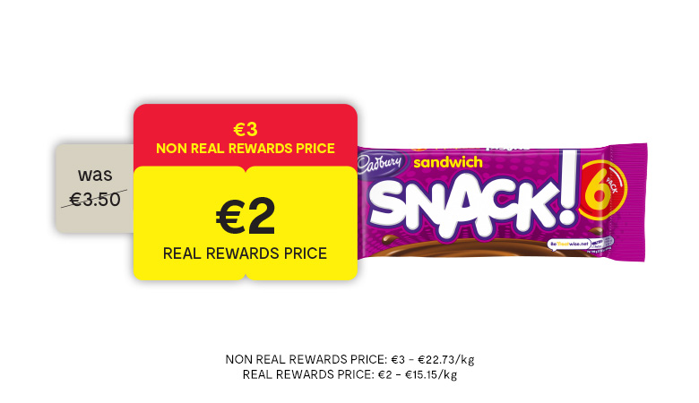 Cadbury Snack Sandwich (6 pack)