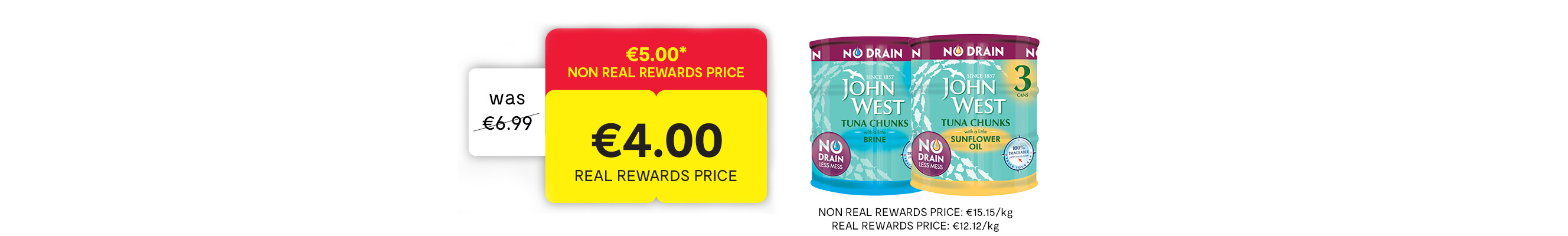 John West Tuna 3 Pack Range (110 g)