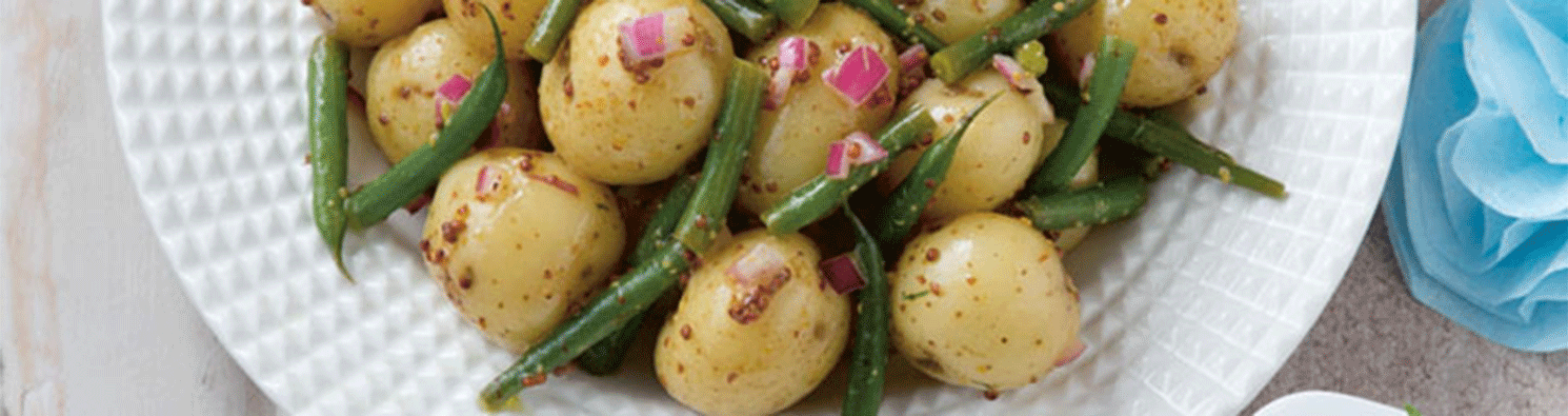 Baby Potato and French Beans Salad