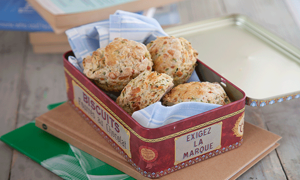 Courgette and Vintage Cheddar Scones