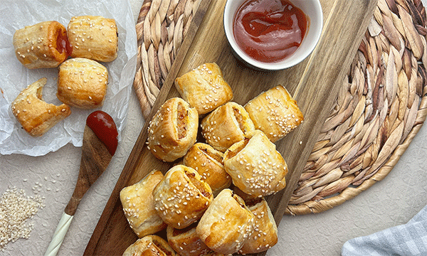 Pork & Veggie Sausage Rolls