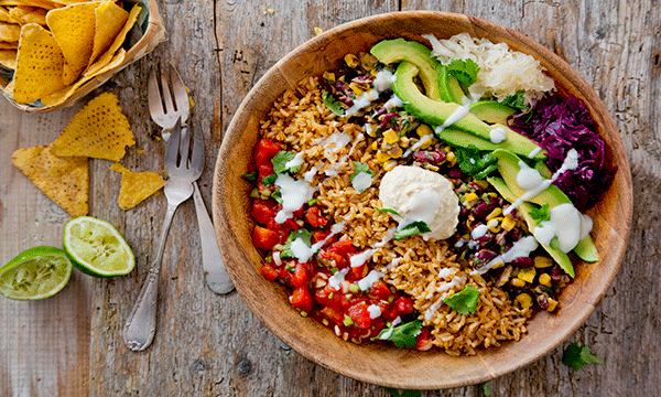 Tex-Mex burrito bowl