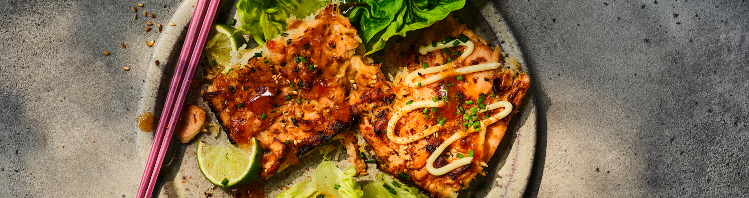 Sweet Chili Salmon Bake