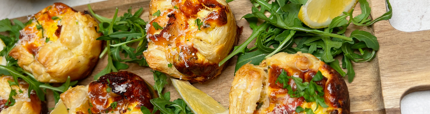 Puff Pastry Mini Cheese Bites