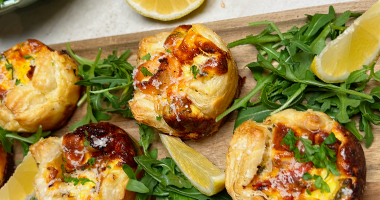 Puff Pastry Mini Cheese Bites