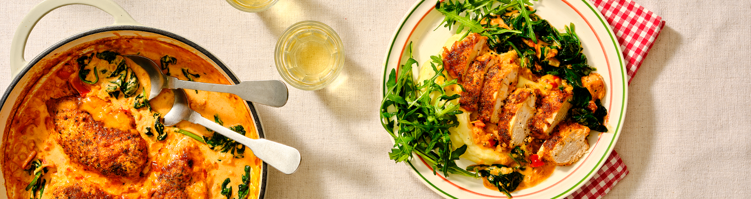 Tuscan Chicken Casserole