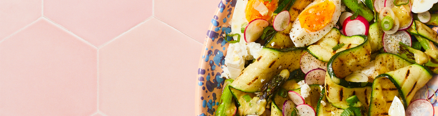 Greek Courgette Salad with Feta