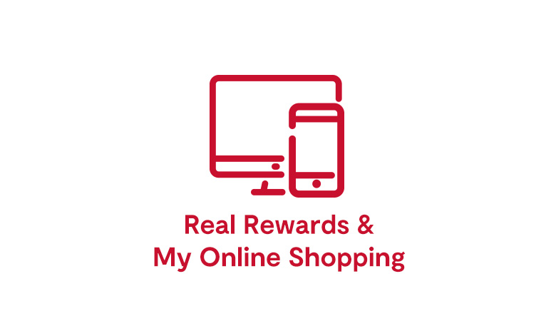 FAQs Real Rewards and Online Shopping