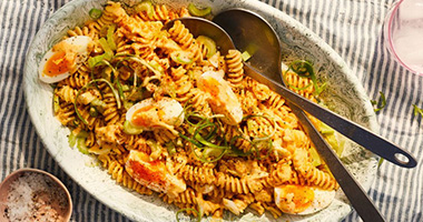 Devilled Eggs Pasta Salad