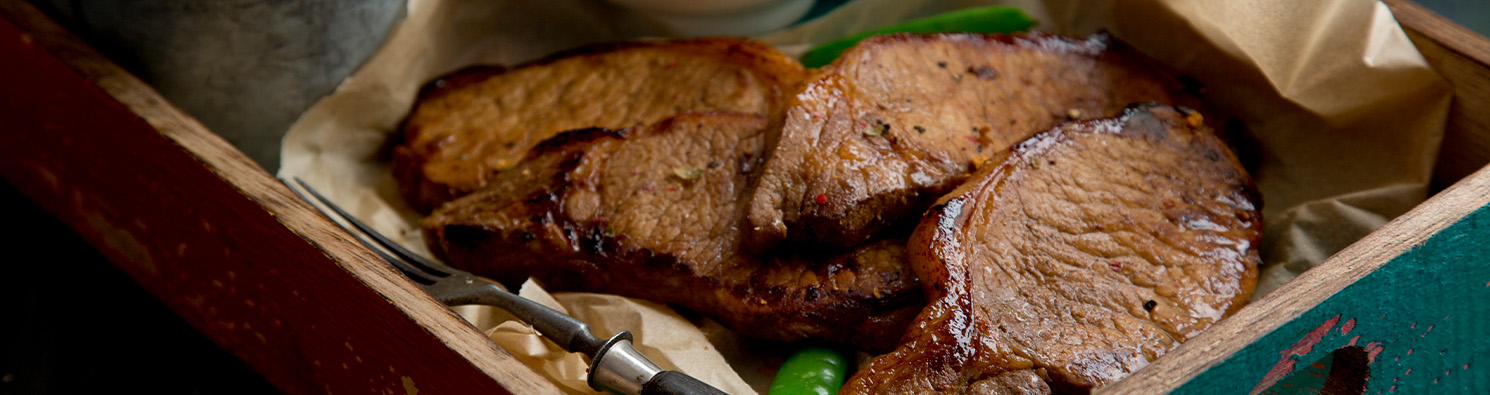 Spicy Marinated Pork Chops