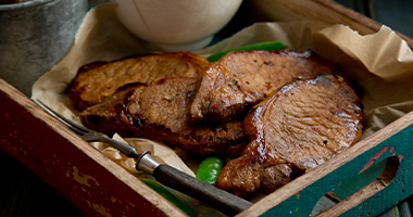 Spicy Marinated Pork Chops