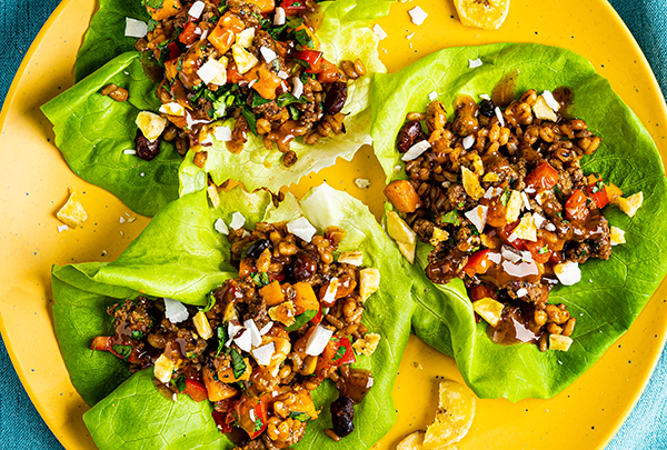 Caribbean Beef and Rice Lettuce Wraps - Fairway