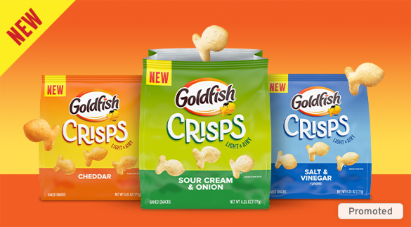 Try NEW Goldfish® Crisps!