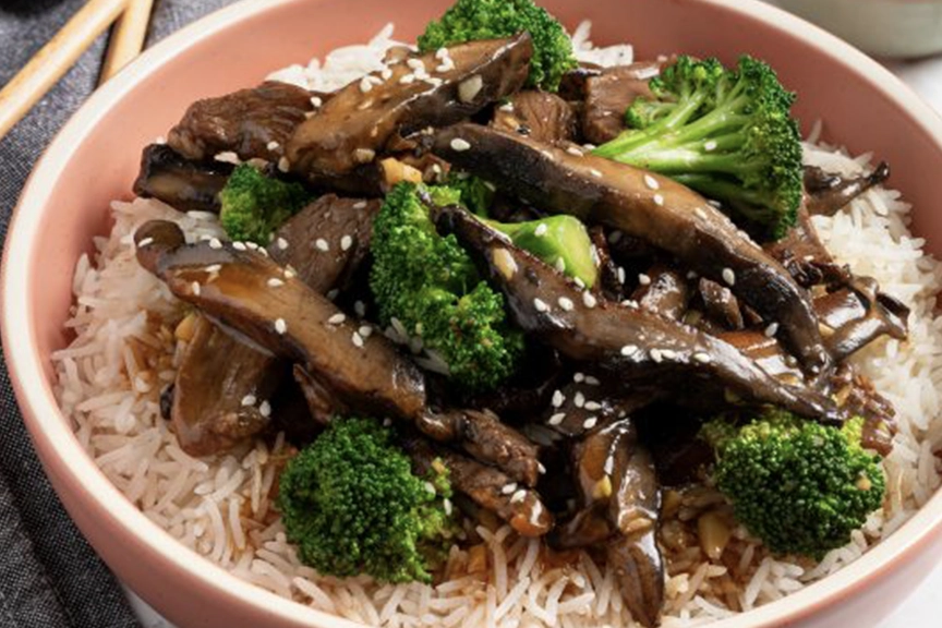 Beef and Broccoli with Mushrooms 