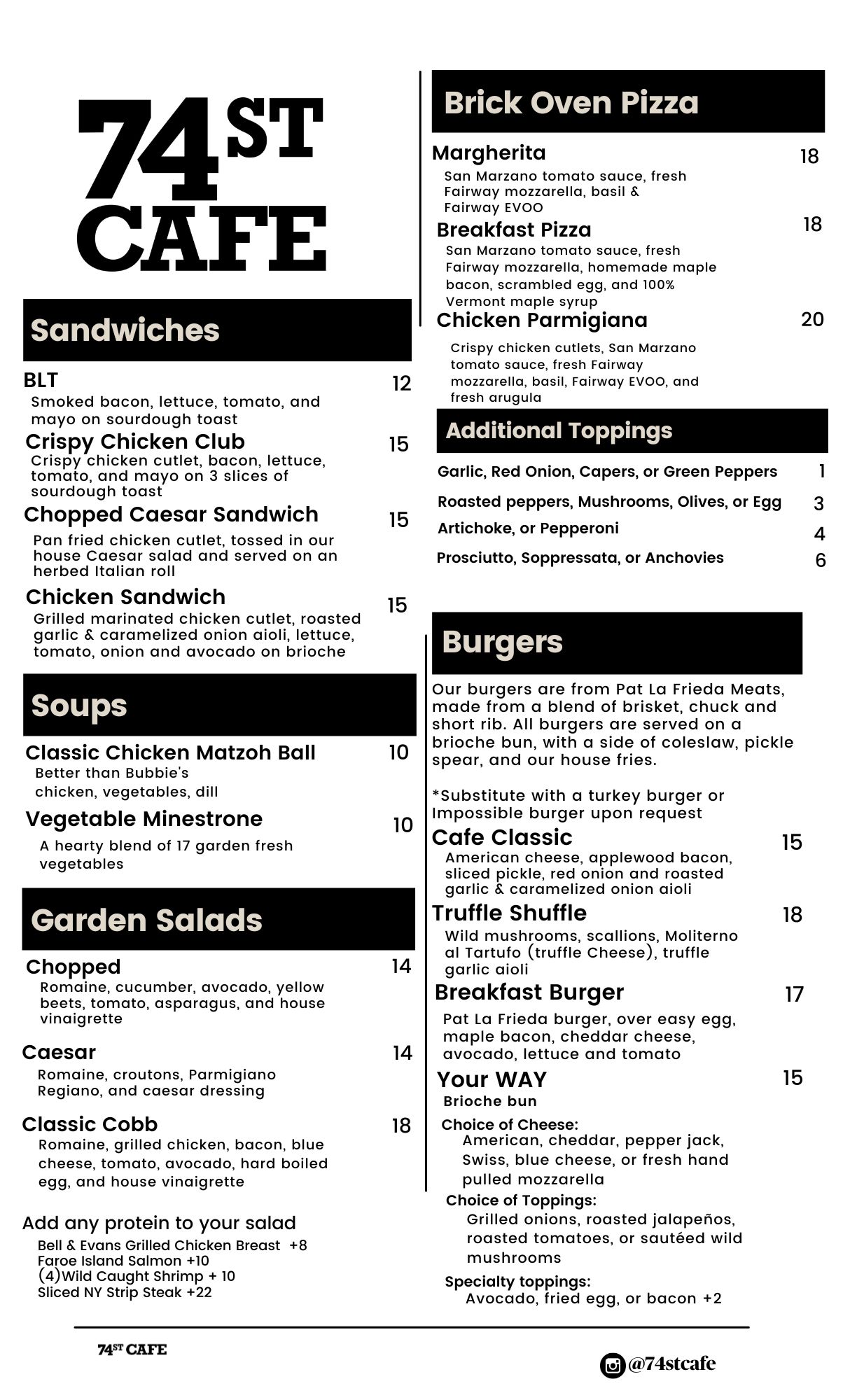 Lunch Menu