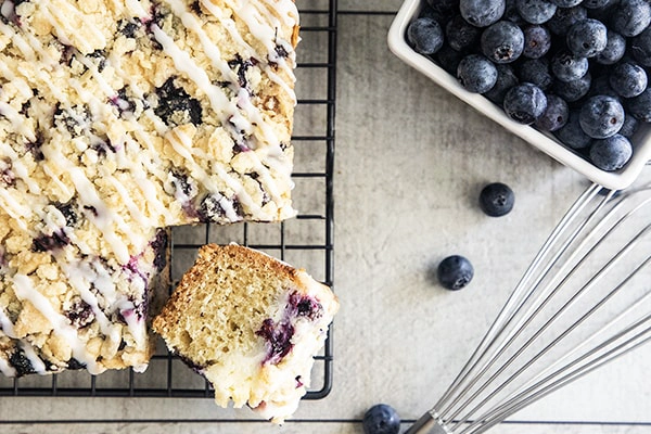 Blueberry Cream Cheese Coffee Cake