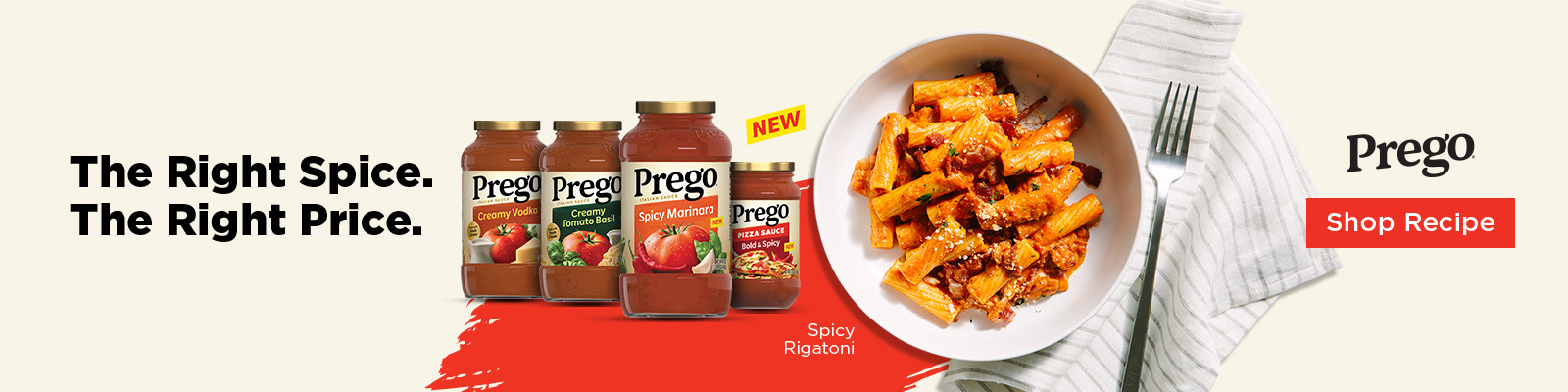 Prego Pasta Sauce, Flavored with Meat, 67 oz