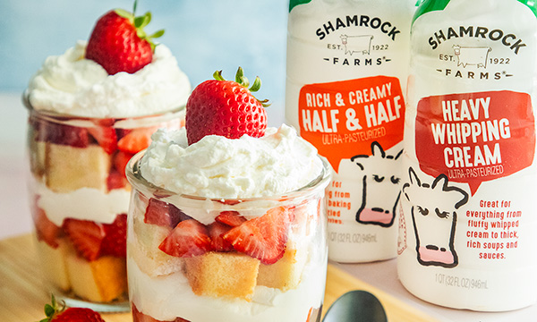 No Bake Strawberry Shortcake Trifles