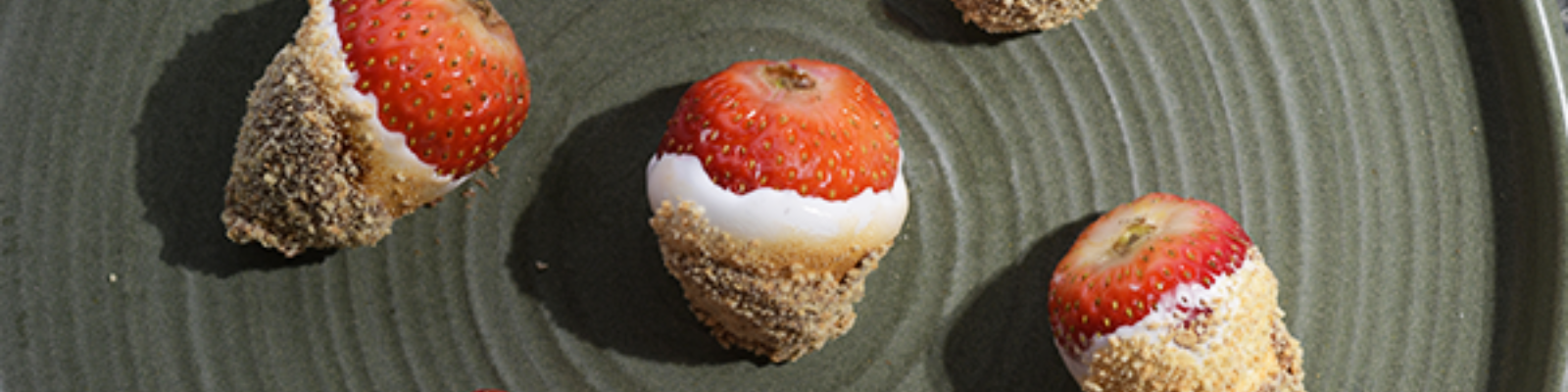 Roasted S’mores Covered Strawberries