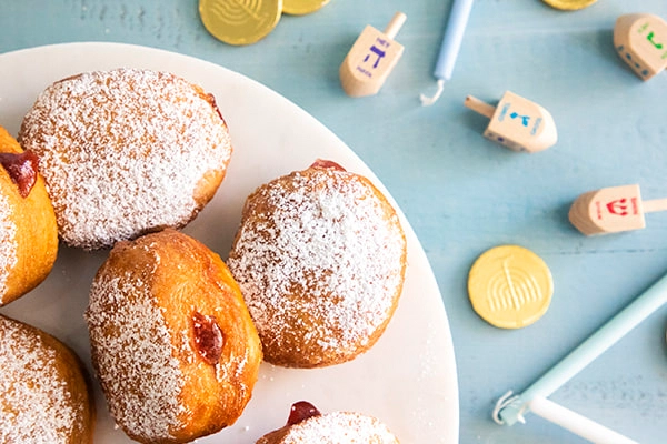 Simple Strawberry Sufganiyot