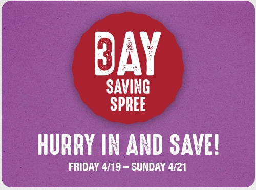 Three Day Sale