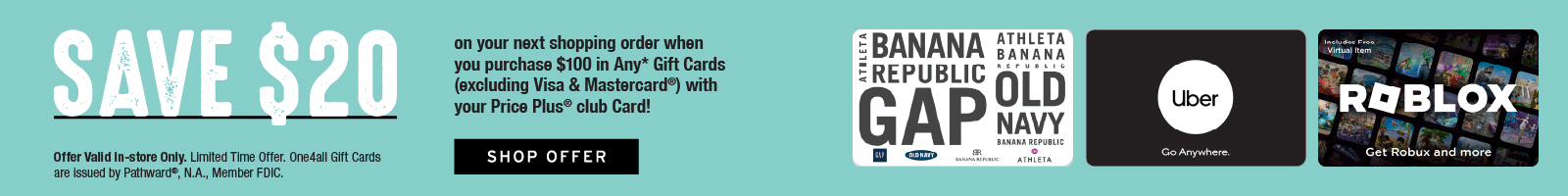 Gift Card Promotion 