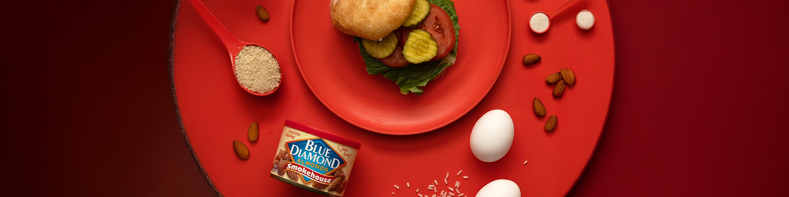 Smokehouse Almond Veggie Burgers