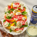 montellier Tomato, Mango & Mozzarella Salad with Lemon Basil Vinaigrette