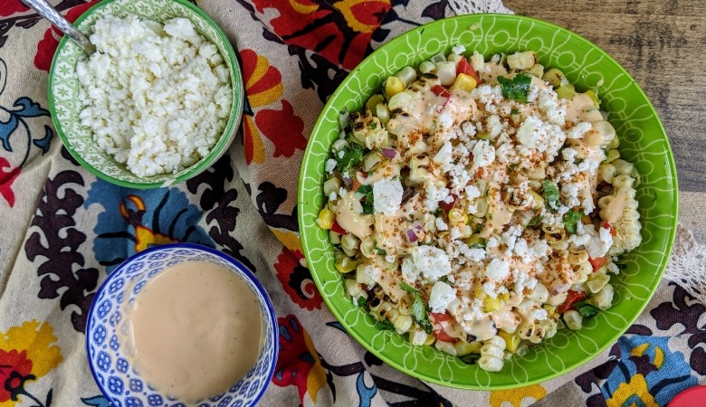 Peri Peri Street Corn Salad