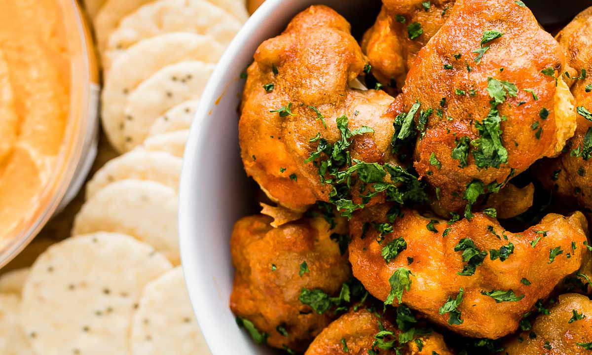 Sweet & Spicy Cauliflower Wings