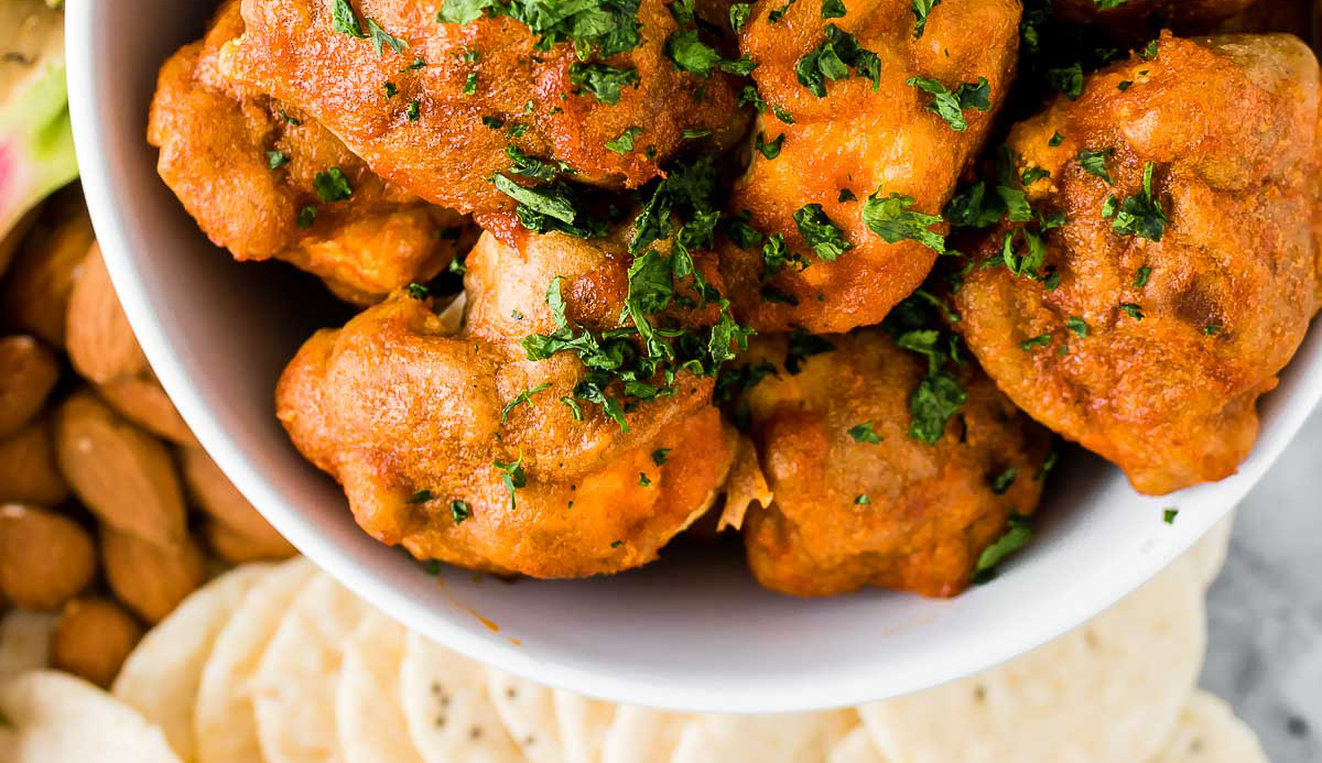 Sweet & Spicy Cauliflower Wings