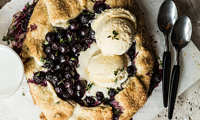 Blueberry Thyme Galette